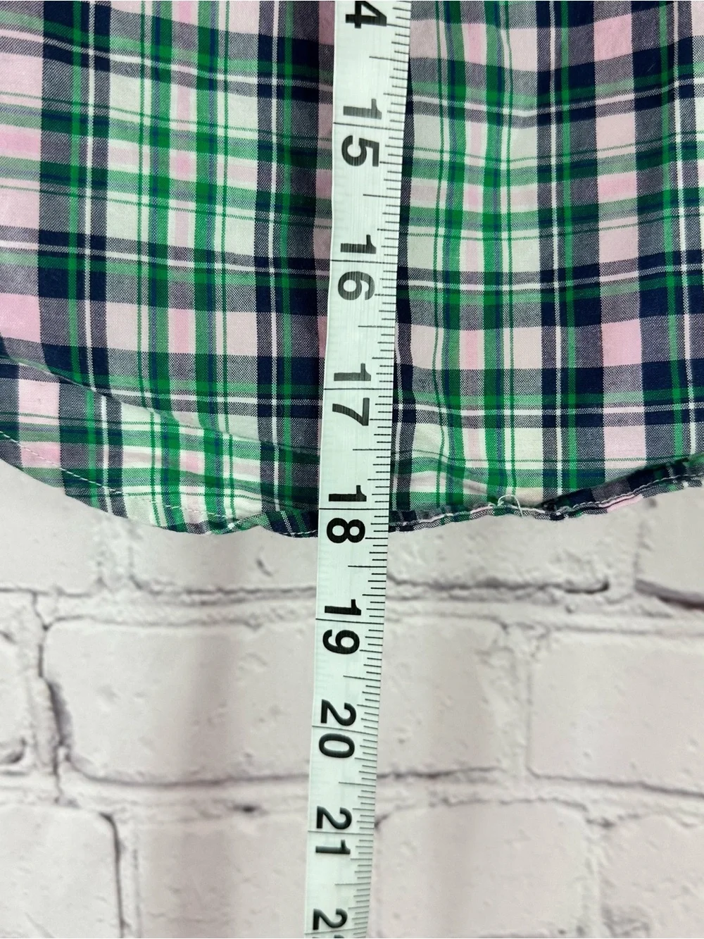 Ralph Lauren RL Plaid Short-Sleeve Button up cotton Shirt boys 4 preppy spring